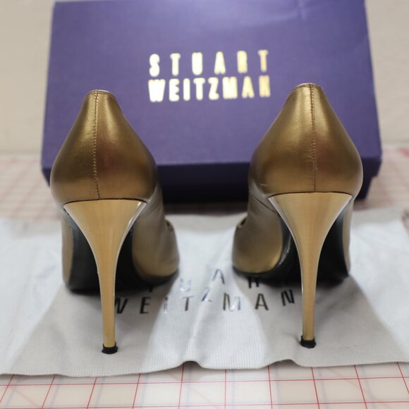 Stuart Weitzman Gold NexPump - Picture 5 of 7
